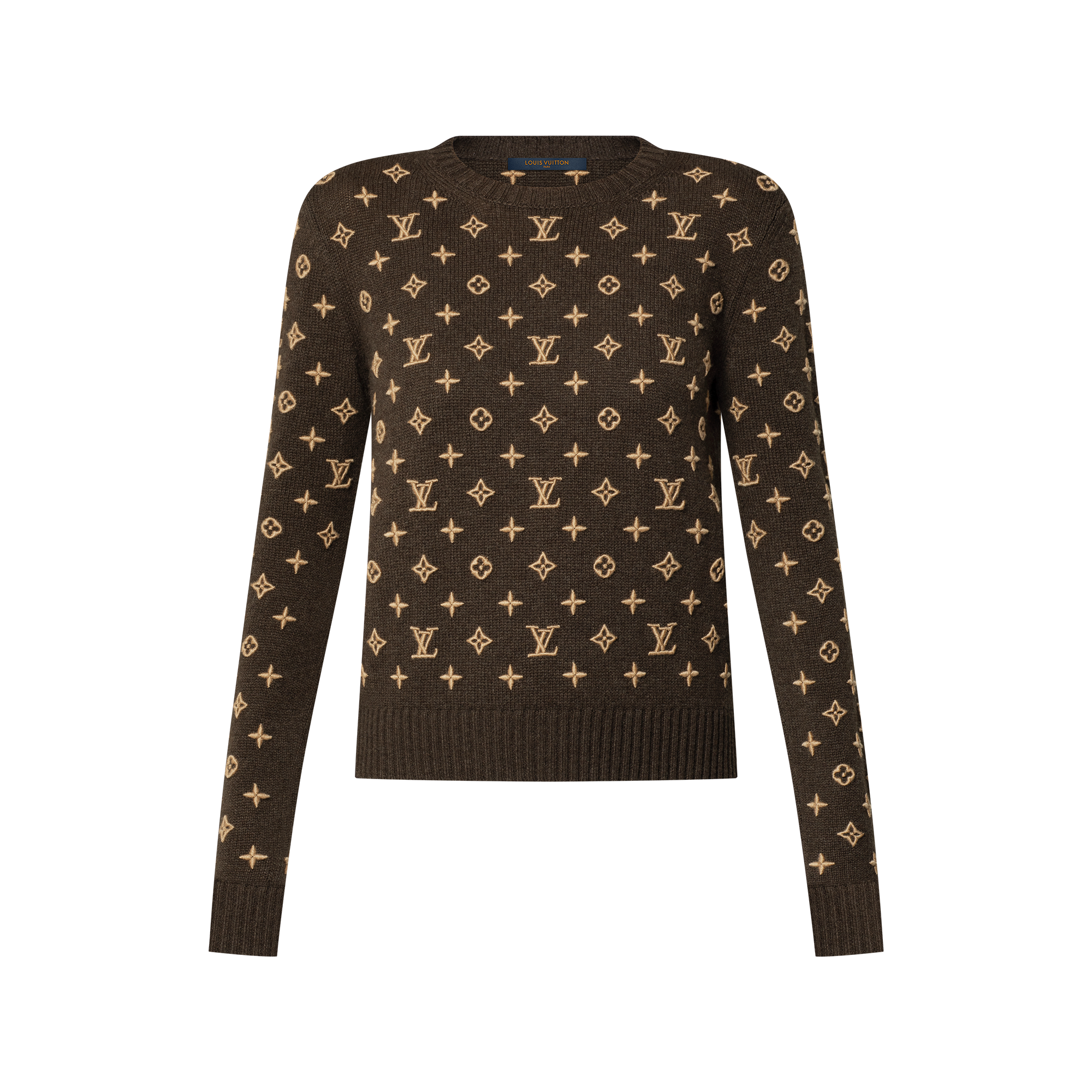 3D Monogram Knit Pullover - Men - Discontinued Product | LOUIS